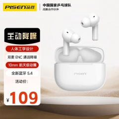 品胜真无线蓝牙耳机入耳式蓝牙5.4长续航音乐低延迟主动降噪耳机 