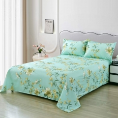 “念花溪”柔肤棉印花四件套(随机花型）被套:200*230 ...