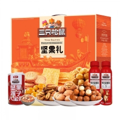 三只松鼠幸福坚果零食1603克