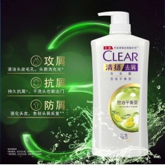 清扬去屑控油清爽洗发露500g