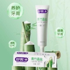 舒客青竹晶盐牙膏120g*2支