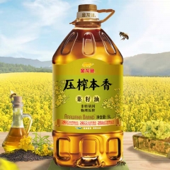 金龙鱼压榨本香菜籽油5L*1（非转基因）